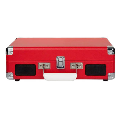 Crosley Cruiser Portable 3 Speed Bluetooth Record Player Turntable, Red (2 Pack)