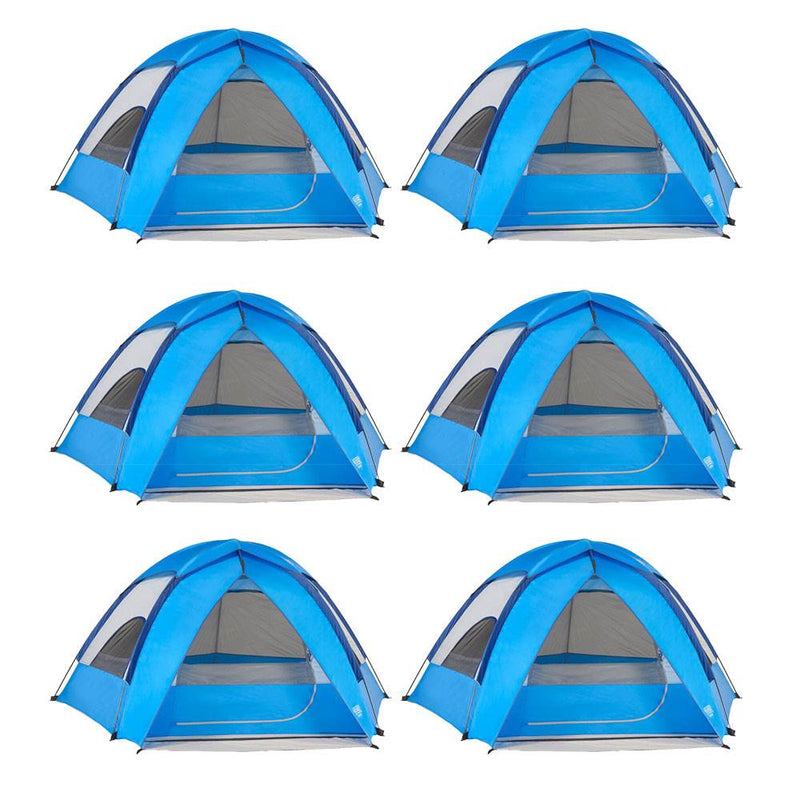 Wenzel  Lightweight Dome 3 Person 3 Pole Outdoor Family Camping Tent (6 Pack)