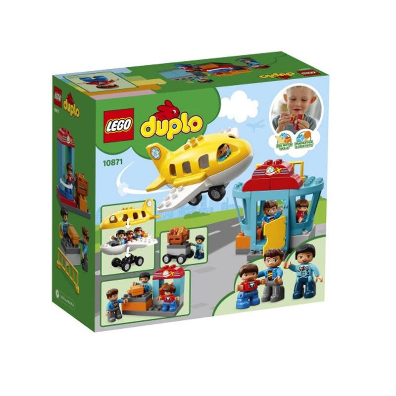LEGO DUPLO 29 Piece Town Airport Travel Building Kit Toddler Playset (2 Pack)