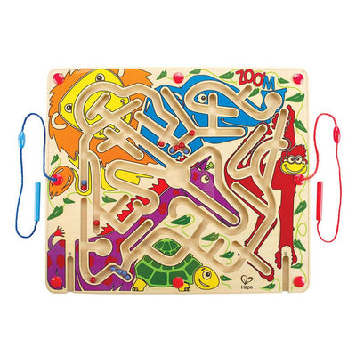 Hape Zoo'm Magnetic Wooden Maze Puzzle Learning and Development Game (6 Pack)