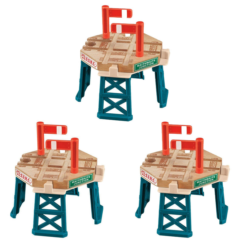 Fisher Price Thomas and Friends Wooden Train Railway Crossing Gate (3 Pack)