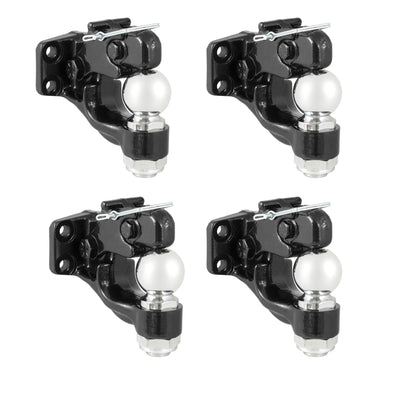 Curt 48200 Trailer Ball and Pintle Hook Combination Hitch Ball Bolt On (4 Pack)