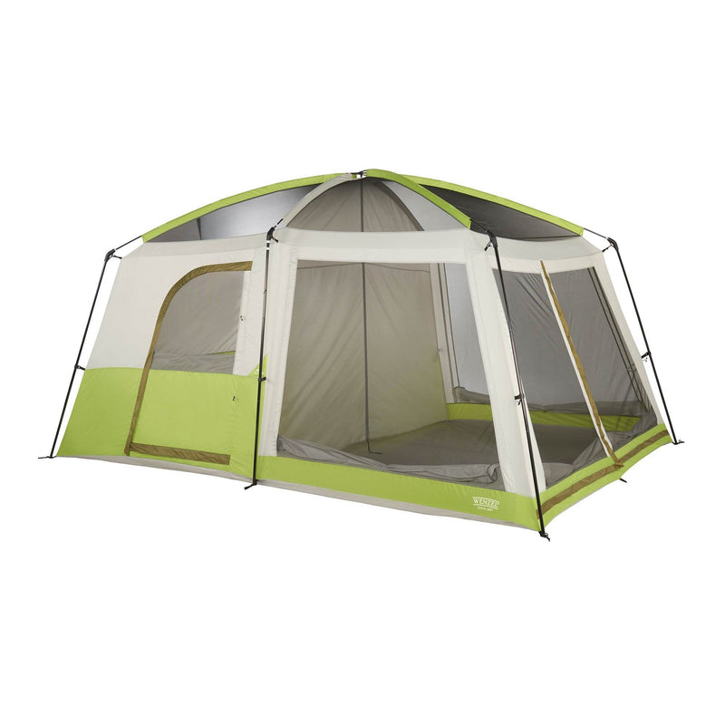 Wenzel 14 x 9 8 Person Outdoor Cabin Camping Tent w/ Divider & Rainfly (2 Pack)