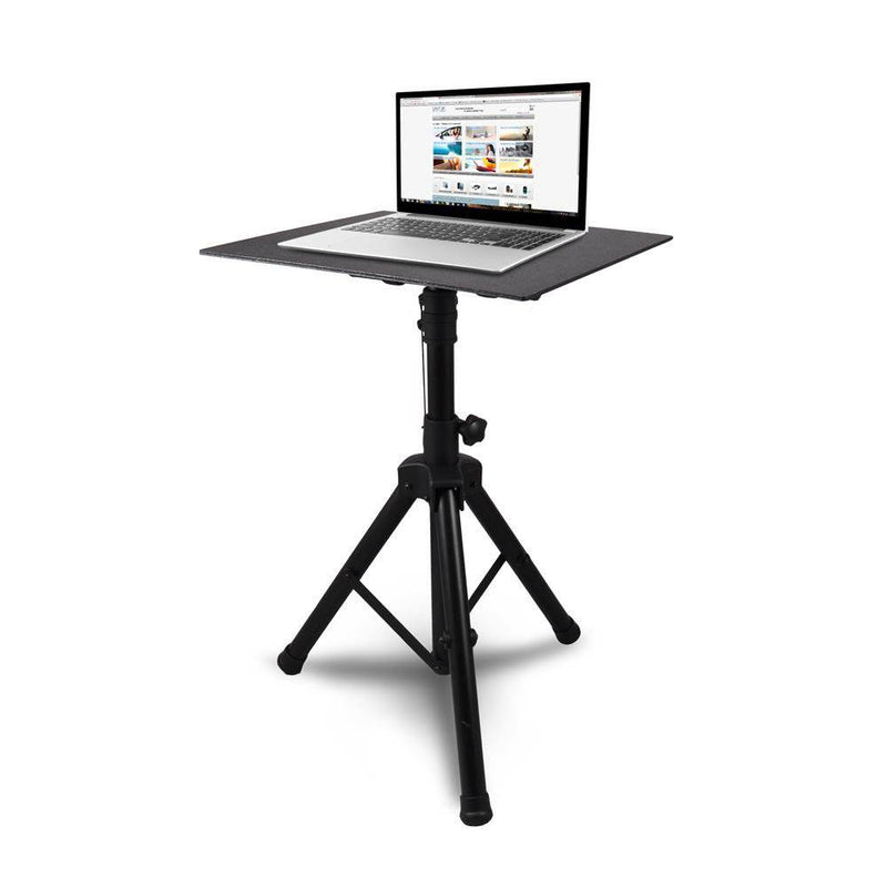 Pyle Pro Universal Adjustable Laptop Computer Studio DJ Mount Stand (2 Pack)