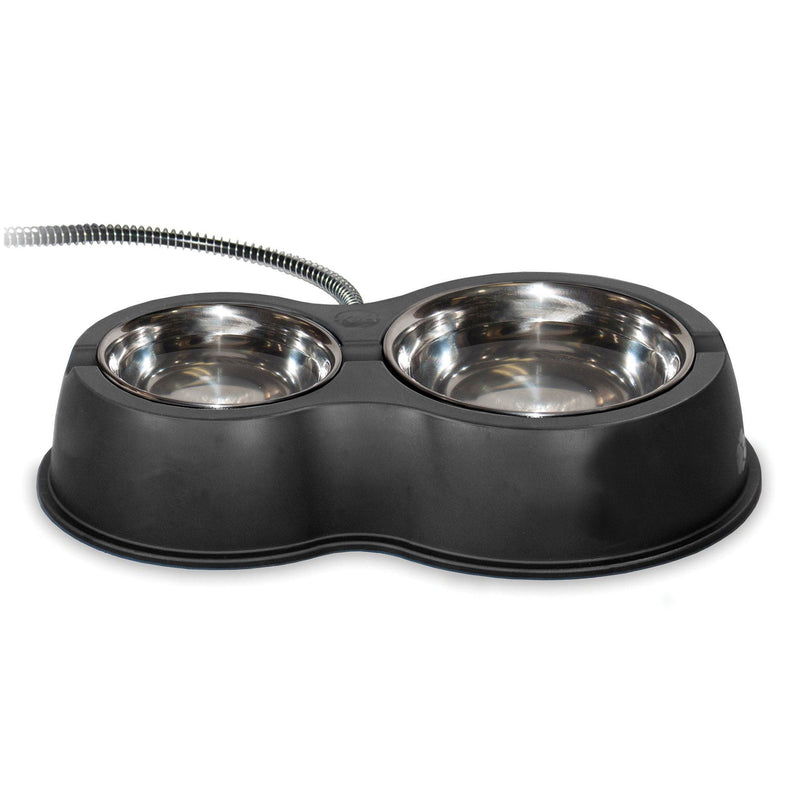 K&H Pet Products Outdoor Cat Thermo-Kitty Cafe Food and Water Bowl (6 Pack)