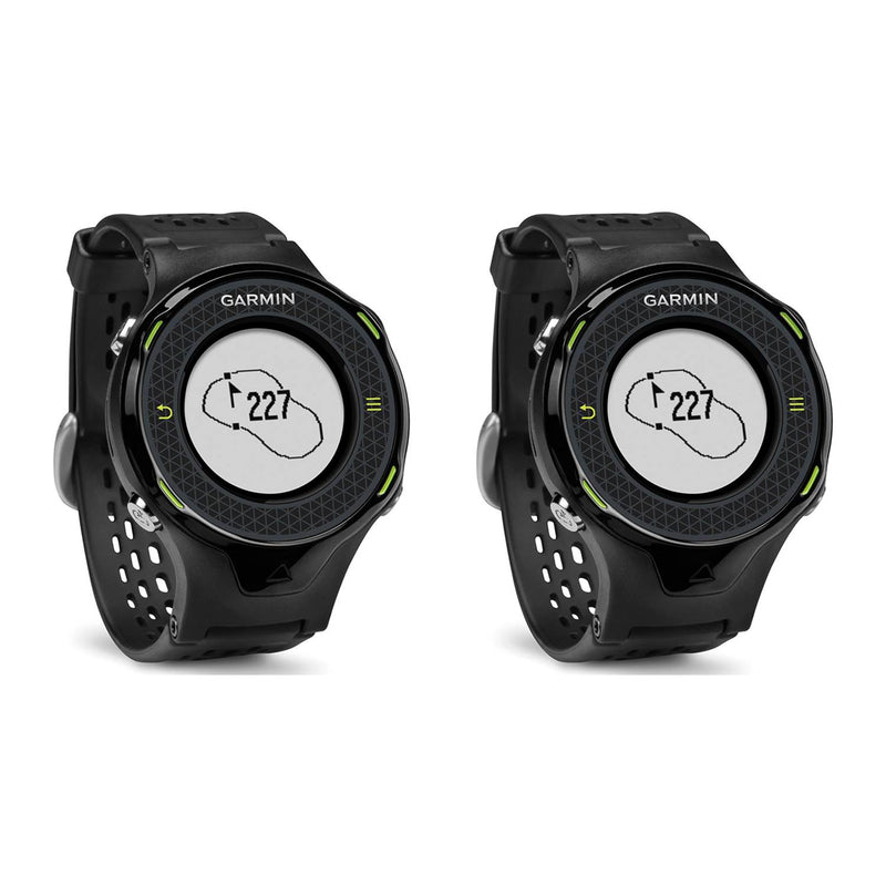 Garmin Approach S4 Golf GPS Wrist Watch, Black (Certified Refurbished) (2 Pack)