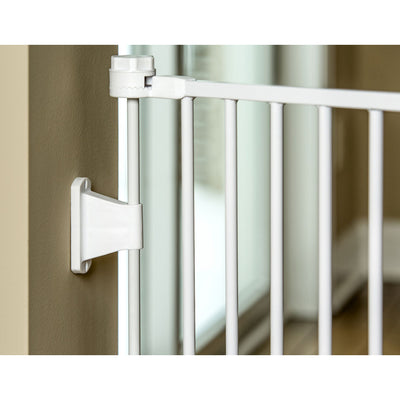 Regalo Flexi Gate Extra Wide Metal Walk Through Baby Gate (Open Box) (3 Pack)