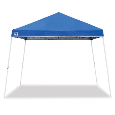 Z-Shade 10 x 10 Foot Angled Leg Instant Shade Portable Outdoor Canopy Tent, Blue