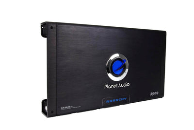 PLANET AUDIO 2600W 2-Channel Car Amplifier Amp AC26002 & Remote (4 Pack)
