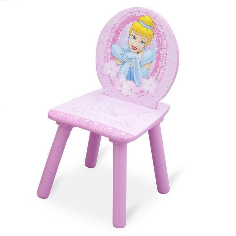 Delta Children Disney Princess Wood Toddler Table and Chair Set, Pink (2 Pack)