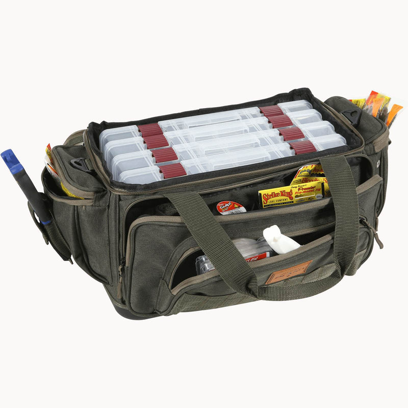 Plano A Series Waterproof Quick Top Fishing Tackle Storage Bag w/ Boxes (2 Pack)
