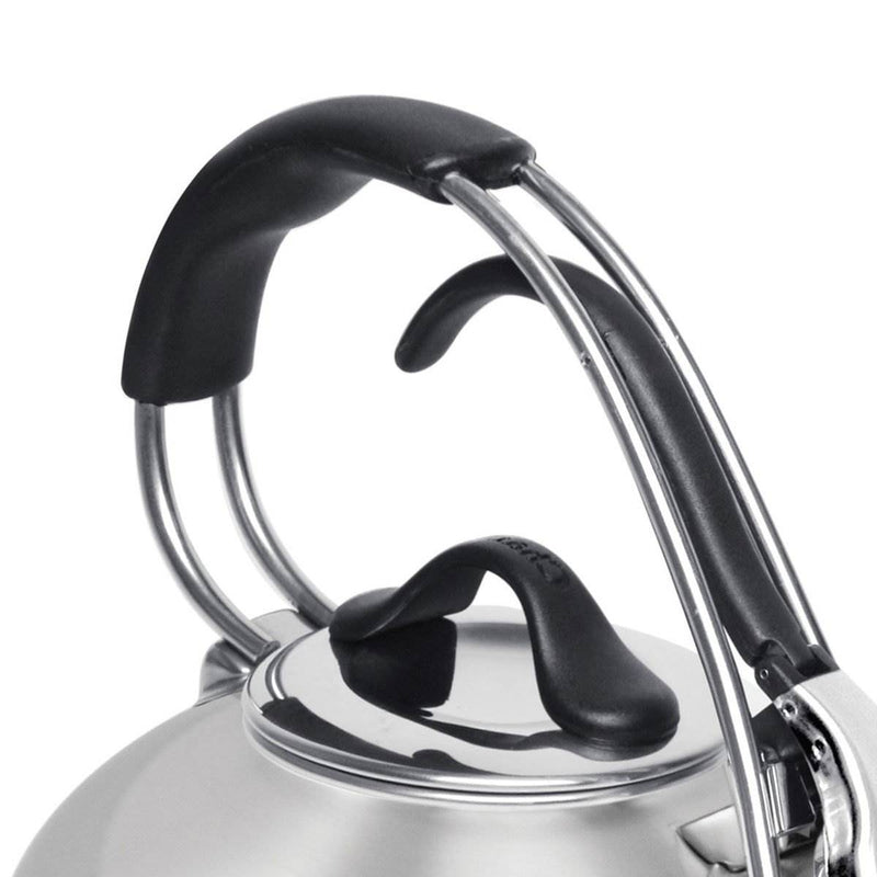 Chantal Classic Loop 1.8 Qt Stainless Steel Stovetop Whistling Kettle (2 Pack)