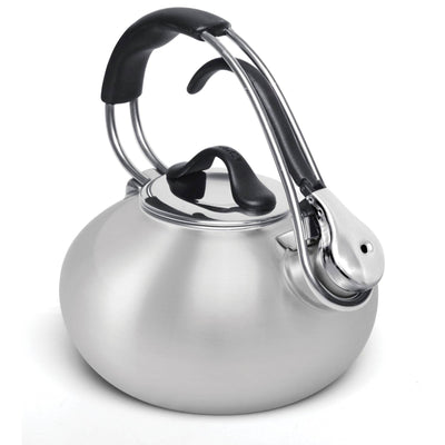Chantal Classic Loop 1.8 Qt Stainless Steel Stovetop Whistling Kettle (2 Pack)
