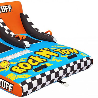 Sportsstuff Inflatable Rock N' Tow Double Rider Towable Boat Lake Tube (2 Pack)