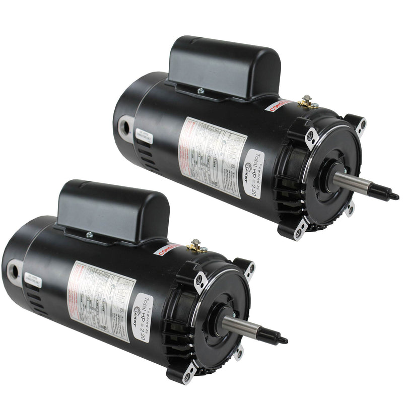 A.O. Smith Century C-Face Up-Rated Replacement Pool Motor | UST1202 (2 Pack)