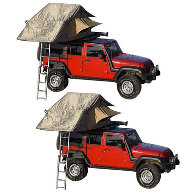 ARB Series III Simpson Rooftop Tent & Annex Above Car Camping Combo Kit (2 Pack)