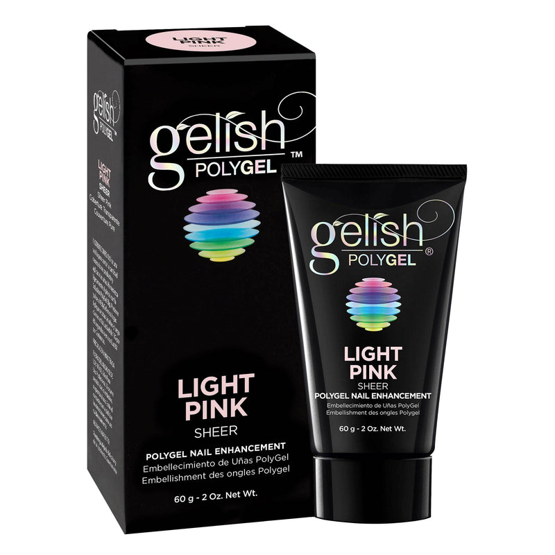 Gelish PolyGel Professional Nail Enhancement Light Pink Sheer Shade (6 Pack)