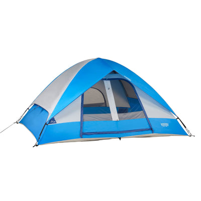 Wenzel 10'x8' Pine Ridge 5 Person Lite Reflect Dome Camping Tent, Blue (2 Pack)