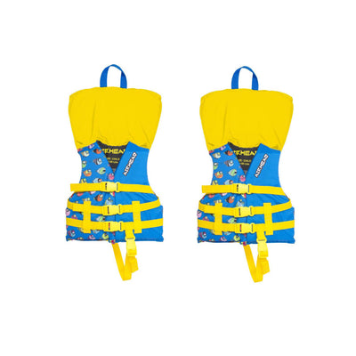 Airhead Crayon Fish Kids 30-50 Lb Open-Sided Blue Childrens Life Vest (2 Pack)