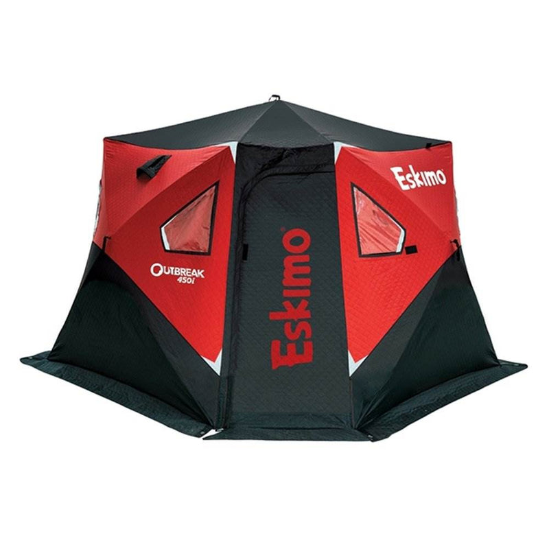 Eskimo Outbreak 450i 5 Person Portable Insulated Ice Fishing Tent House Shelter