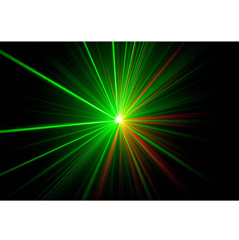 American DJ Micro 3D II Green & Red Laser Lighting Effect w/ IR Remote (4 Pack)