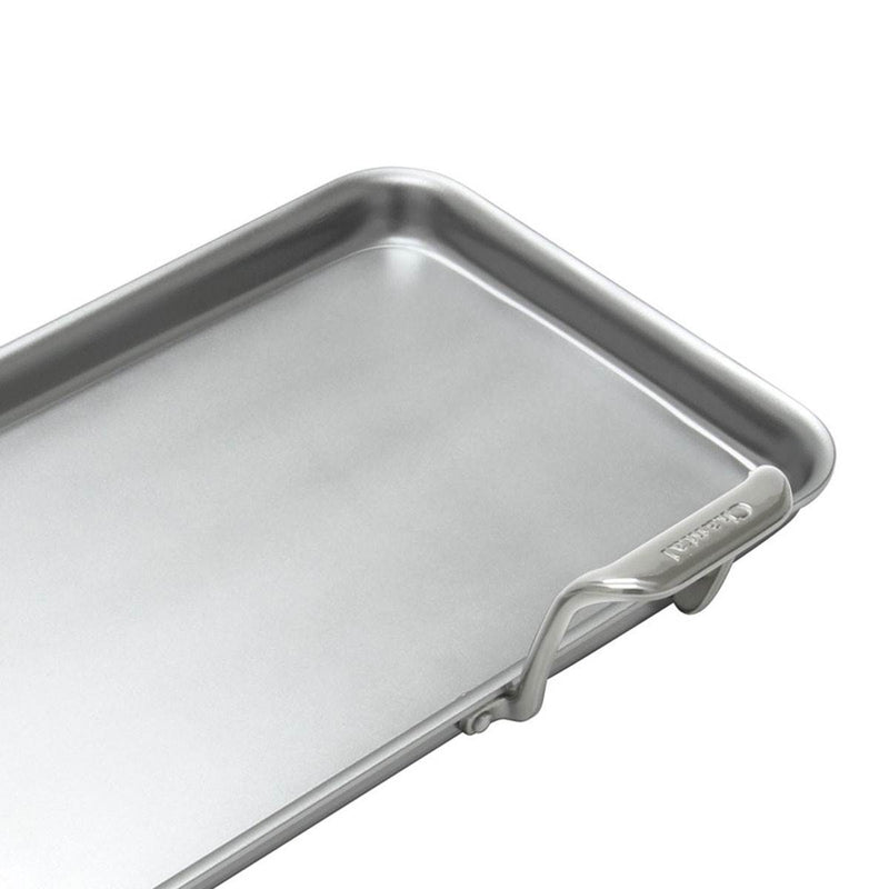 Chantal 19 x 9.5 In Induction 21 Stainless Steel Tri Ply Griddle Pan (2 Pack)
