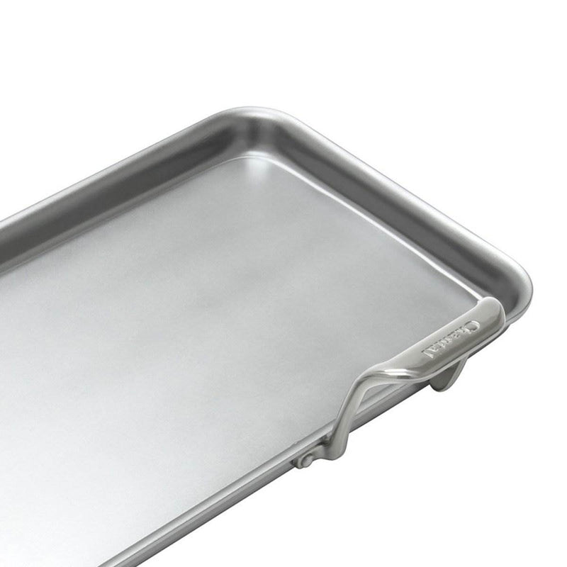 Chantal 19 x 9.5 In Induction 21 Stainless Steel Tri Ply Griddle Pan (4 Pack)