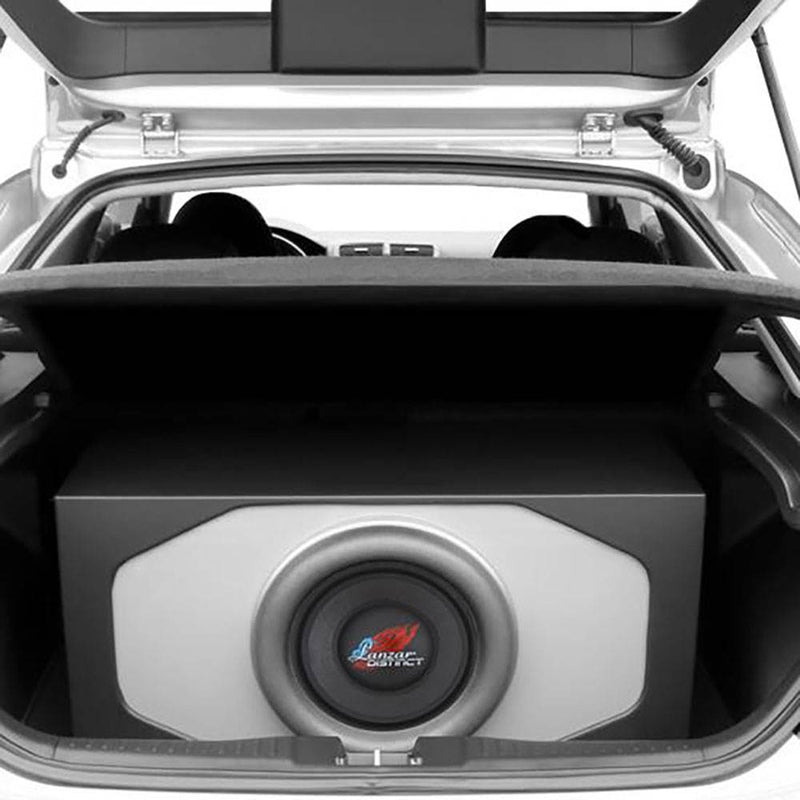 Lanzar Distinct High Power 800W 8 In Aluminum 4 Ohm Car Audio Subwoofer (4 Pack)