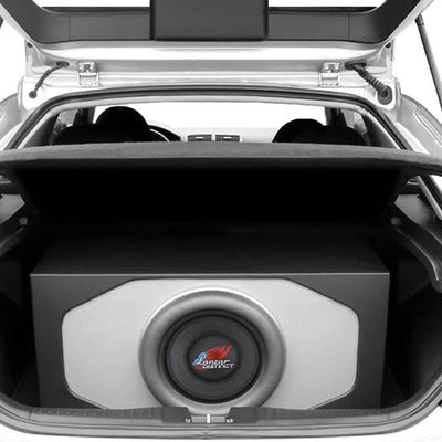 Lanzar Distinct High Power 800W 8 In Aluminum 4 Ohm Car Audio Subwoofer (2 Pack)