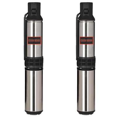 Red Lion 1 HP 12 GPM 230 Volt 250 Foot Depth Submersible Well Pump (2 Pack)
