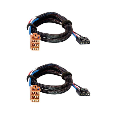 Tekonsha Trailer Brake Control Harness Wiring Adapter for GM w/ 2 Plugs (2 Pack)