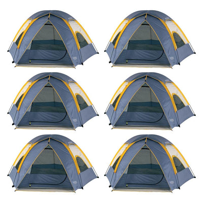 Wenzel Alpine Sport Dome 3 Pole Lightweight Poly 3 Person Camping Tent (6 Pack)