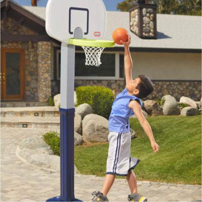 Little Tikes Adjust 'n Jam Pro Basketball Hoop Toy with Sand Base (2 Pack)