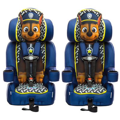 KidsEmbrace Nickelodeon Paw Patrol Chase Harness Booster Car Seat (2 Pack)
