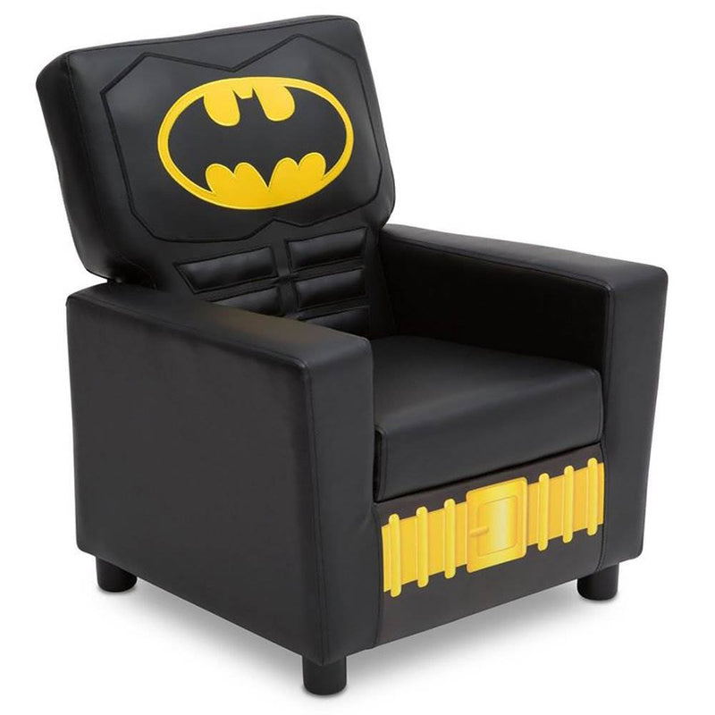 Delta Children DC Comics Batman Highback Upholstered Toddler Kids Chair (2 Pack)