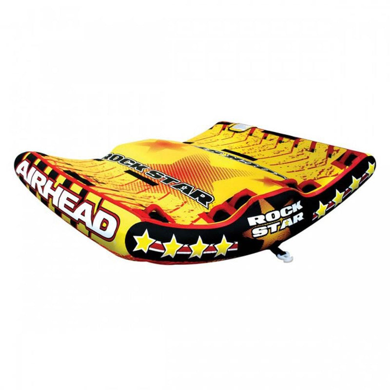 Airhead Rock Star 3 Person Inflatable U Shape Sport Boating Towable (2 Pack)