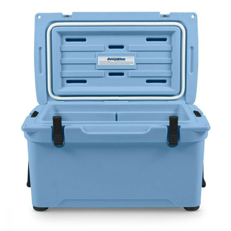 Engel 35 Quart High Performance Durable Roto Molded Cooler, Arctic Blue (2 Pack)