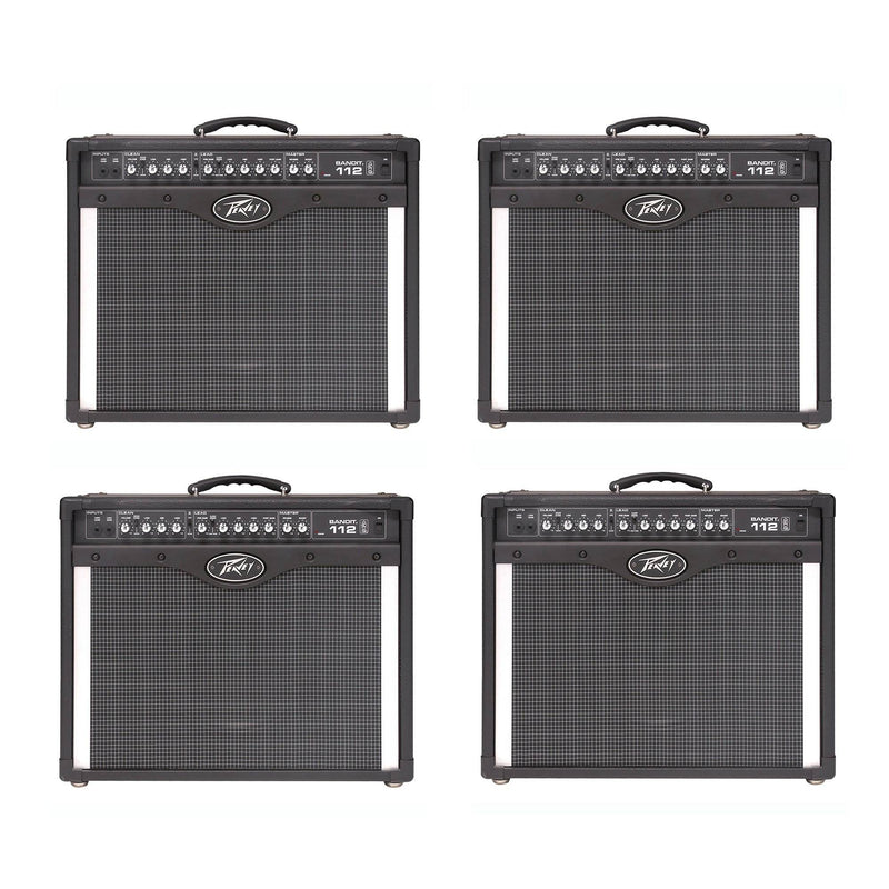 Peavey 112 12 Inch Compact Vented 80W Combo Guitar TransTube Amplifier (4 Pack)