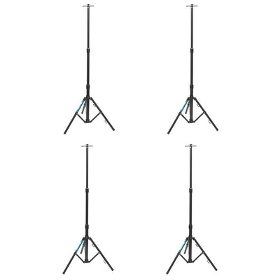 Makita 58" Portable Lightweight Easy Setup Tripod Truss Light Stand (4 Pack)