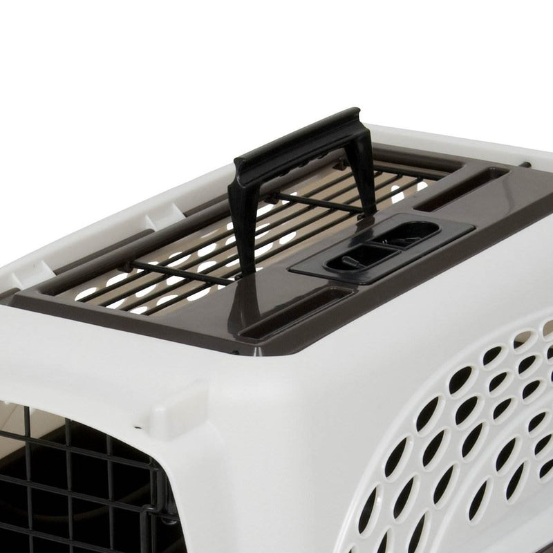 Petmate Plastic Top Load Small Dog or Cat Kennel Travel Pet Carrier (2 Pack)