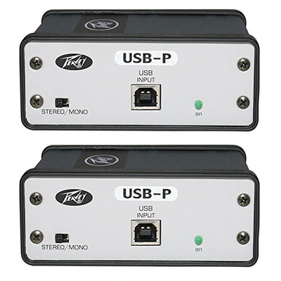 Peavey USB Powered Playback Stereo Output Audio Recording Interface (2 Pack)