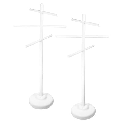 Hydrotools Indoor Outdoor Swimming Pool Weighted Poolside Towel Rack (2 Pack) - VMInnovations