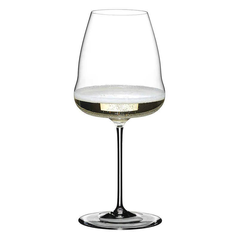 Riedel Winewings Champagne Tall and Long Thin Single Stem Wine Glass, Clear