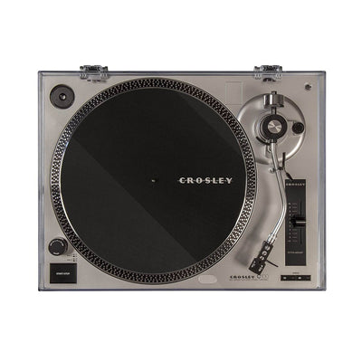 Crosley C100 2 Speed S-Shaped Built-In Preamp Record Turntable w/ Lid (2 Pack)