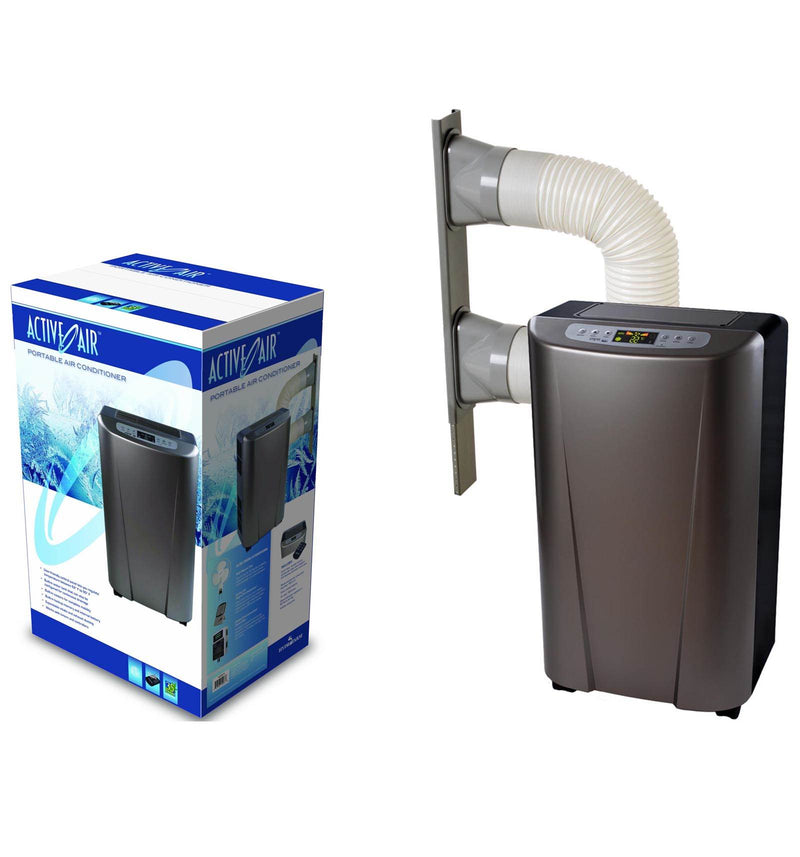 Active Air Portable Digital 14,000 BTU AC Air Conditioner w/ Remote (2 Pack)