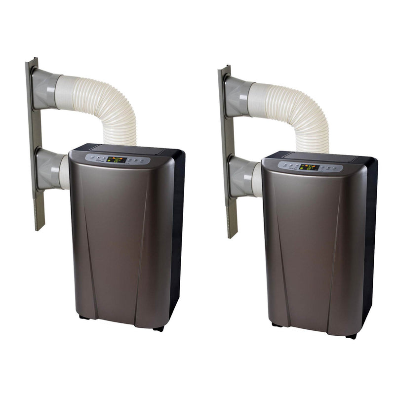 Active Air Portable Digital 14,000 BTU AC Air Conditioner w/ Remote (2 Pack)