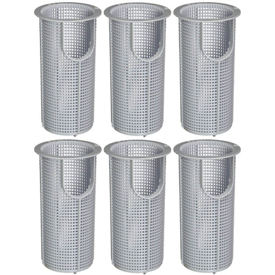 Hayward Max Flo Swimming Pool Pump 8 Inch Strainer Basket Replacement (6 Pack)