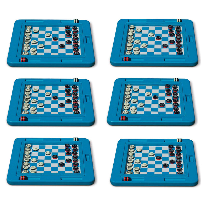 Swimline Swimming Pool Floating Multi-Game Gameboard Chess Board Game (6 Pack)