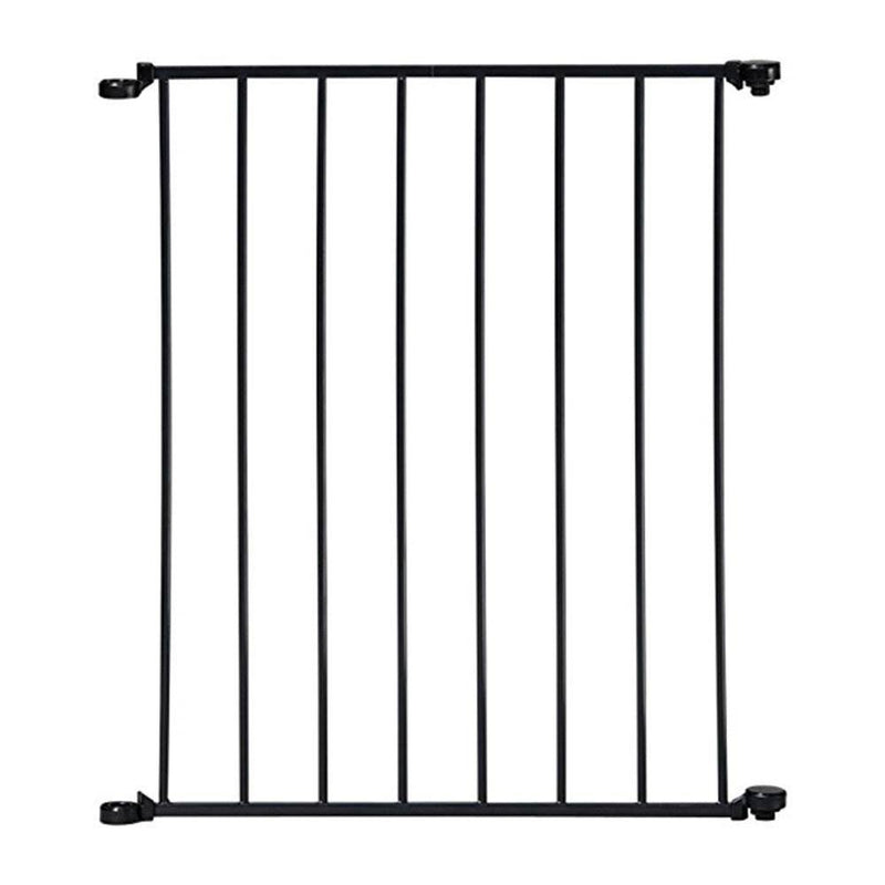 KidCo 24" Child Toddler Safety Gate Extension for Configure Gate, Black (2 Pack)