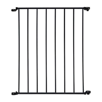 KidCo 24" Child Toddler Safety Gate Extension for Configure Gate, Black (3 Pack)